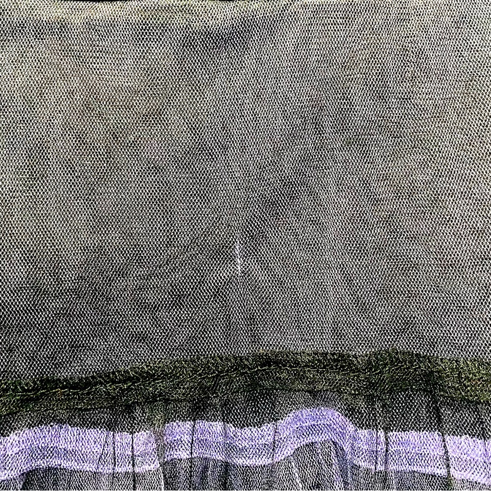 TRIPP NYC RARE! Y2K PURPLE & BLACK LAYERED TULLE SKIRT - Picture 8 of 8